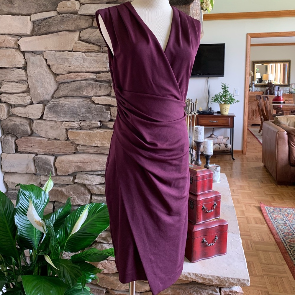 WHBM Plum Cocktail Dress